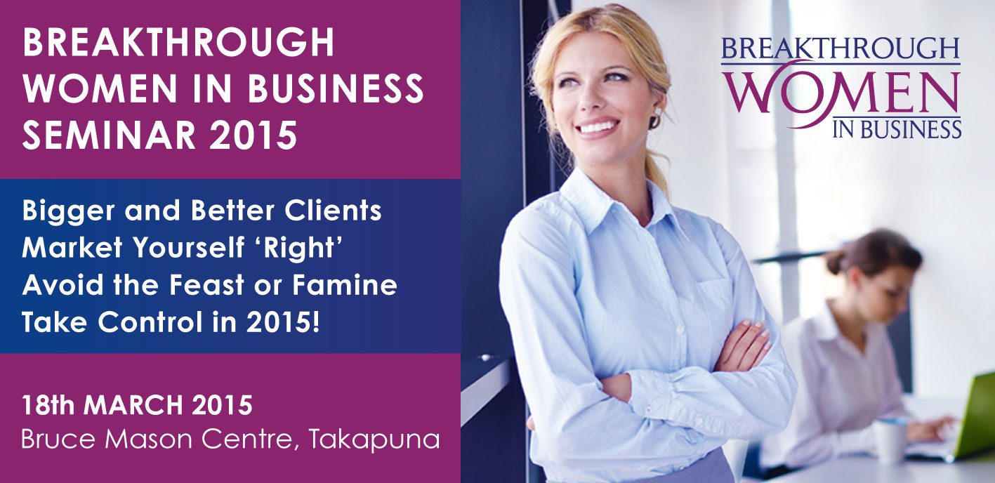 Seminar for business women Auckland
